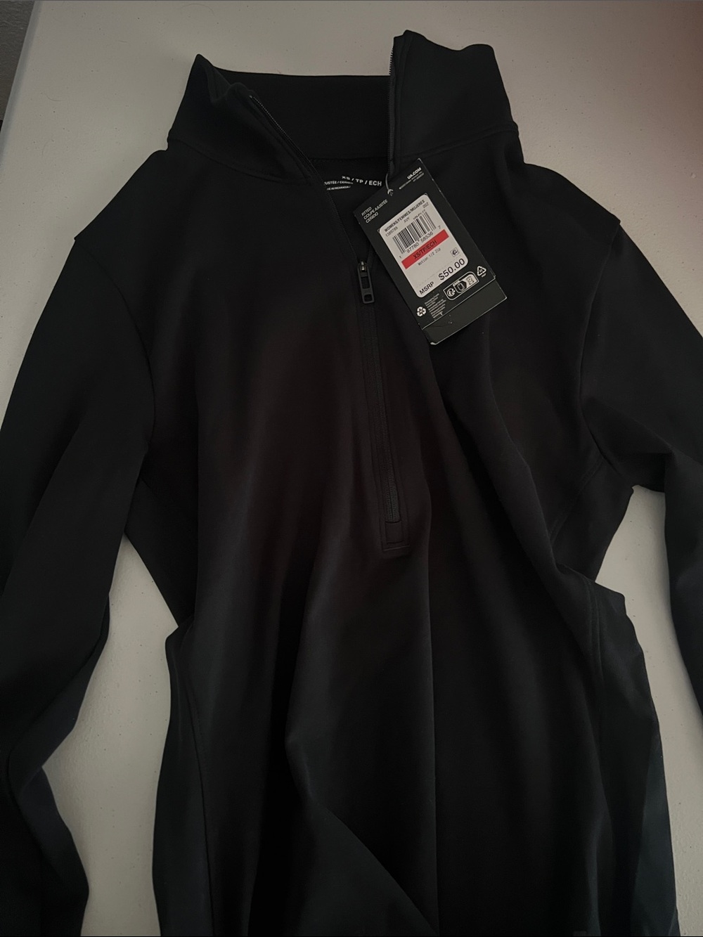 Black under armour jacket size XS